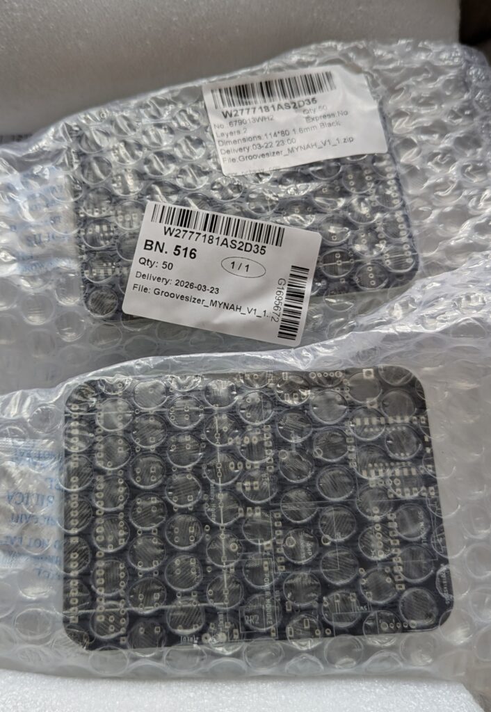 50 Mynah PBCs in bubble wrap.